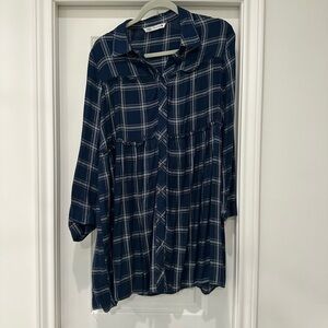 Zara plaid dress